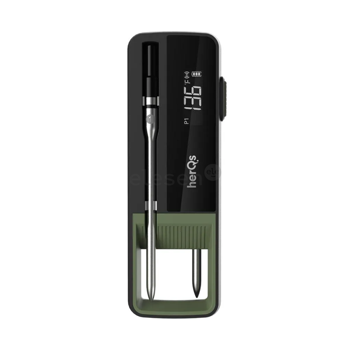 HerQs Double Max, black - Wireless cooking thermometer