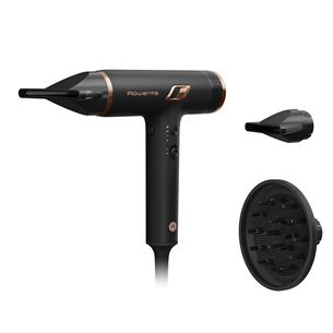 Rowenta NANO, 1700 W, juodas - Plaukų džiovintuvas HY8310F0