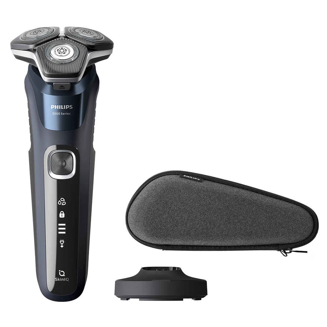 Philips Shaver Series 5000 Wet & Dry, черный/синий - Бритва