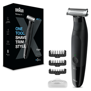 Braun, juodas - Kūno ir barzdos skustuvas PR000122801