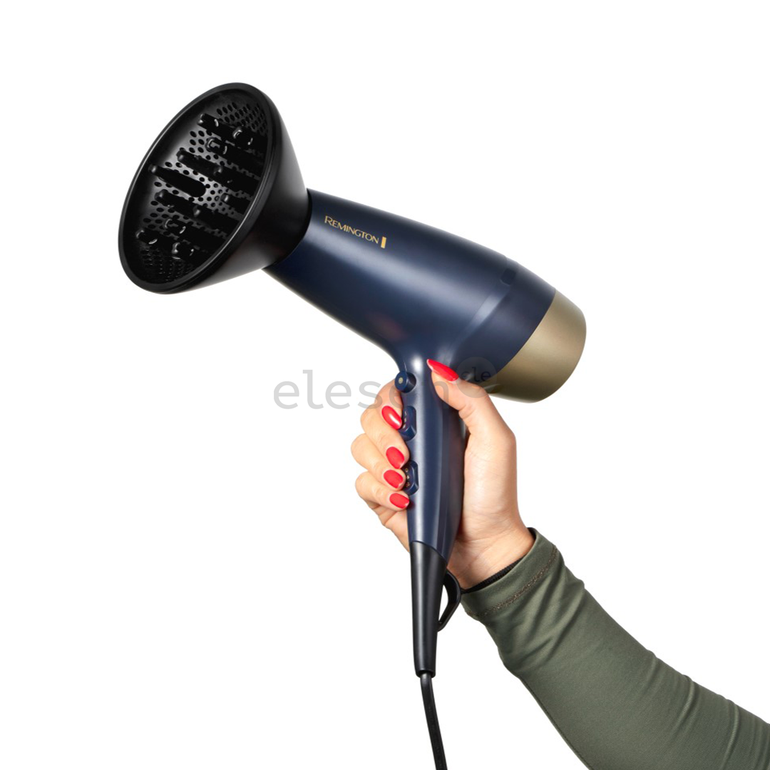 Remington Sapphire Luxe, 2200W, tamsiai mėlynas - Plaukų džiovintuvas