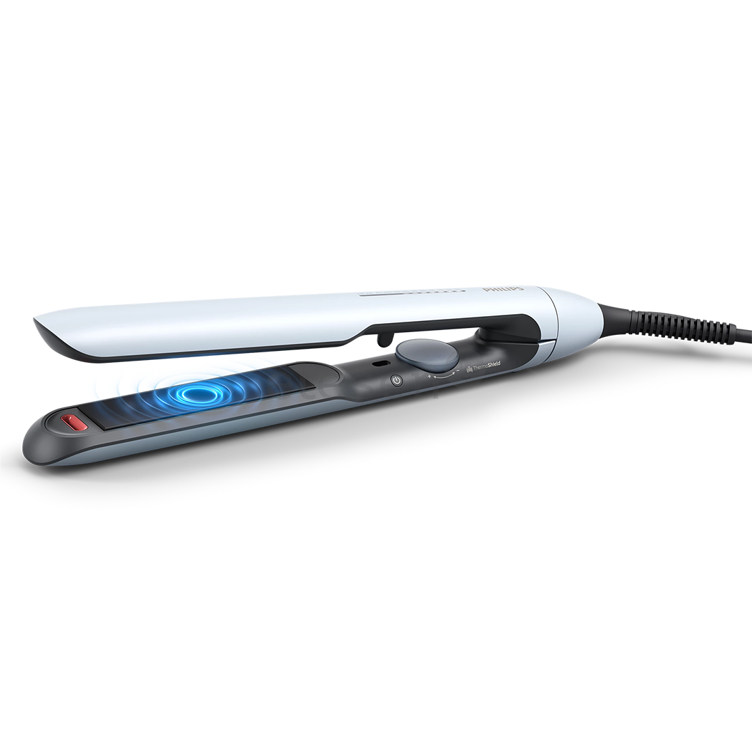 Philips 5000 Series, šviesiai mėlynos – Plaukų tiesinimo žnyplės