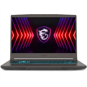 MSI Thin 15, 15,6'', FHD, 144 Hz, i5, 16 GB, 512 GB, RTX 4050, tamsiai pilkas – Nešiojamasis kompiuteris THIN15-B13VE-2053NL