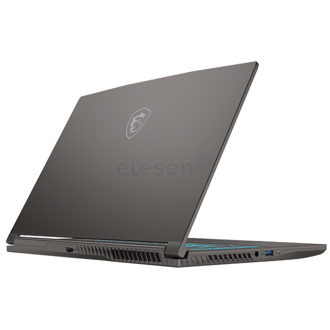 MSI Thin 15, 15,6'', FHD, 144 Hz, i5, 16 GB, 512 GB, RTX 4050, tamsiai pilkas – Nešiojamas kompiuteris
