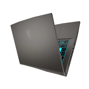 MSI Thin 15, 15,6'', FHD, 144 Hz, i5, 16 GB, 512 GB, RTX 4050, tamsiai pilkas – Nešiojamasis kompiuteris