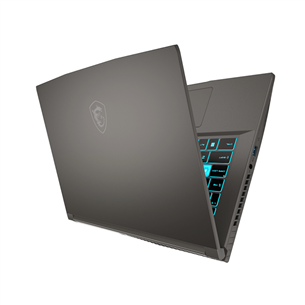 MSI Thin 15, 15,6'', FHD, 144 Hz, i5, 16 GB, 512 GB, RTX 4050, tamsiai pilkas – Nešiojamas kompiuteris