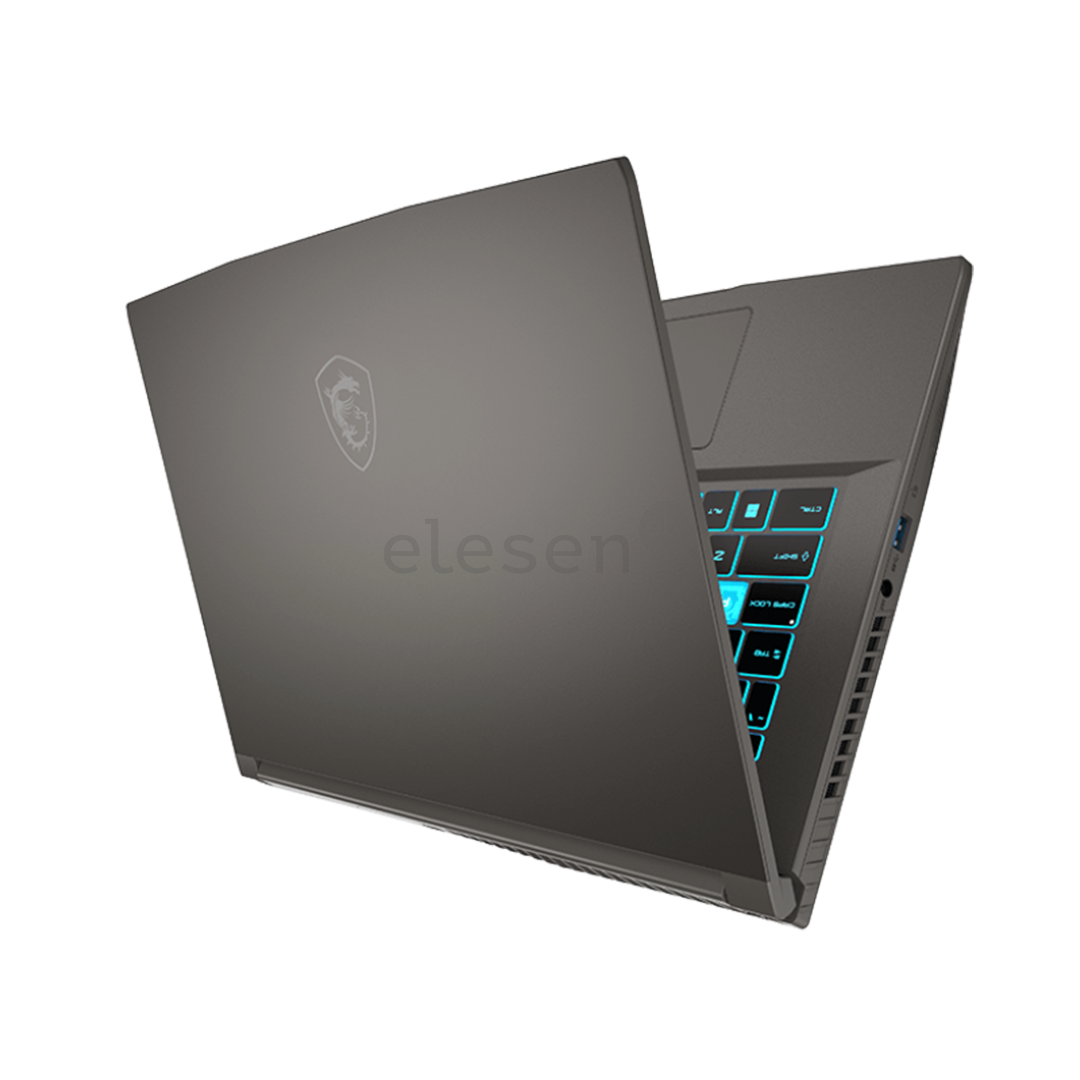 MSI Thin 15, 15,6'', FHD, 144 Hz, i5, 16 GB, 512 GB, RTX 4050, tamsiai pilkas – Nešiojamas kompiuteris