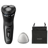 Philips 3000 Series, Wet & Dry, pilka - Barzdaskutė