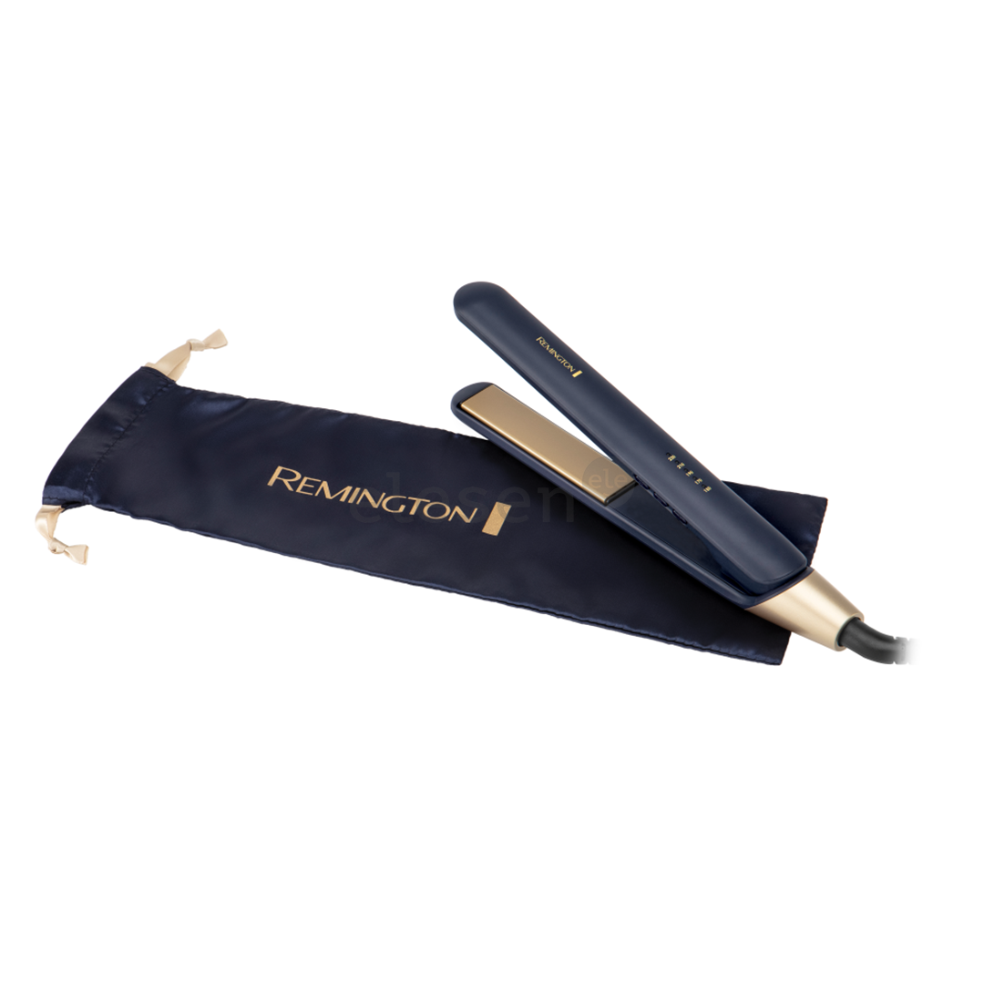 Remington Sapphire Luxe, 150-230°C, tamsiai mėlynos - Plaukų tiesinimo žnyplės