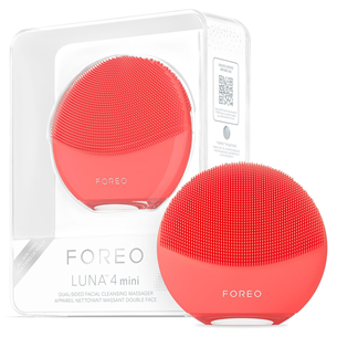 Foreo Luna 4 mini, raudonas - Veido valymo prietaisas LUNA4MINI.CORAL