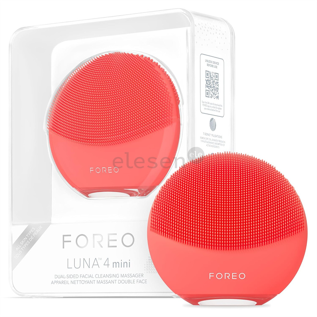 Foreo Luna 4 mini, красный - Прибор для очищения лица