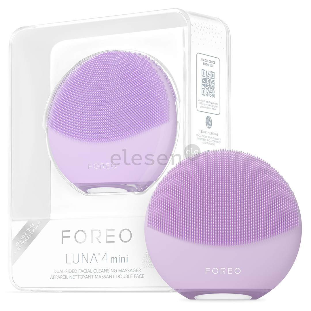 Foreo Luna 4 mini, violetinis - Veido valymo prietaisas