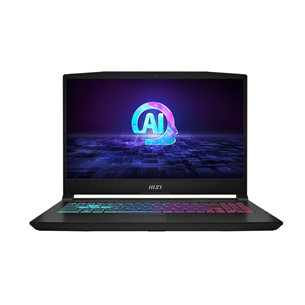 MSI Katana 15 AI B8VG, 15,6'', 144 Hz, Ryzen 7, 16 GB, 1 TB, RTX 4070, ENG, juodas – Nešiojamas kompiuteris KATANAA15-B8VG-462NL