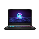 MSI Katana 15 AI B8VG, 15,6'', 144 Hz, Ryzen 7, 16 GB, 1 TB, RTX 4070, ENG, black - Notebook
