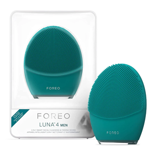 Foreo Luna 4 MEN, žalias - Veido valymo įrenginys LUNA4.MEN