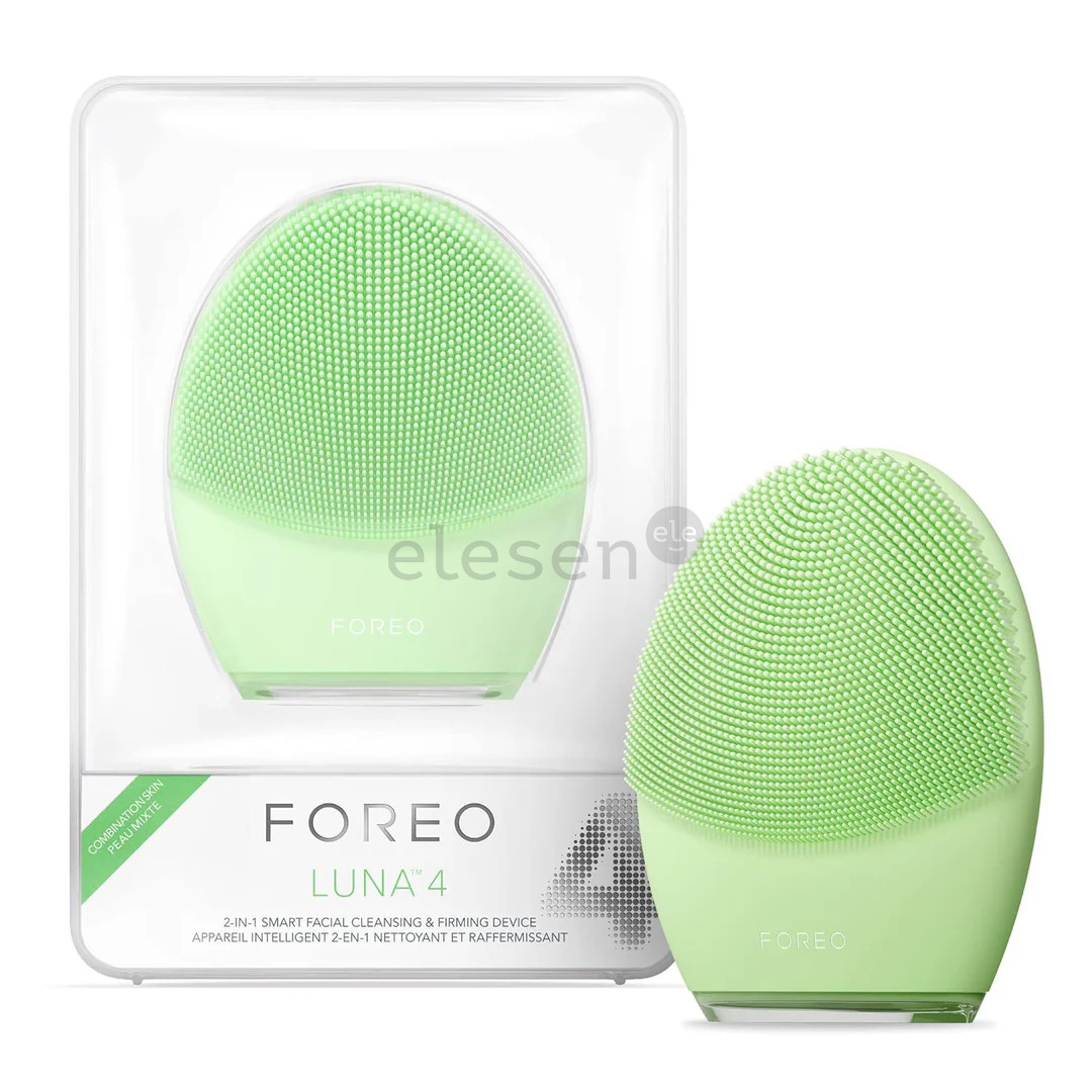 Foreo Luna 4, combination skin, green - Facial cleansing device