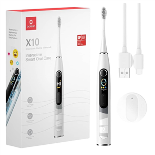 Oclean X10, pilkas - Elektrinis dantų šepetėlis PR000125299
