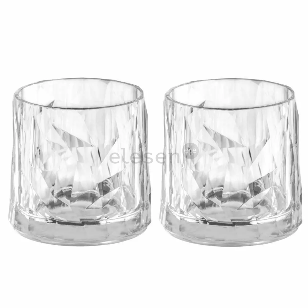 Koziol Club Nr. 2, Superglas, 250 ml, 2 vnt rinkinys - Viskio stiklinių rinkinys