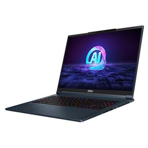 MSI Stealth 16 AI Studio 20Y Anniversary Edition, 16'', 240 Hz, QHD+, Ultra 9, 16 GB, 1 TB, RTX 4070, ENG, star blue - Notebook bundle