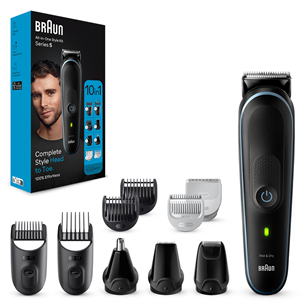 Braun 10-in-1 Wet & Dry, черный - Мультитриммер