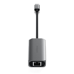 Satechi 4-in-1 USB-C Hub, LAN, pilkas - USB šakotuvas