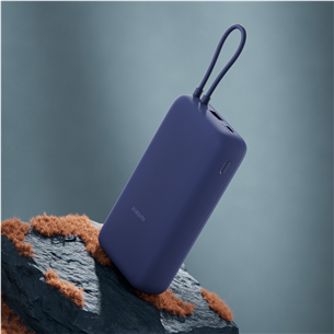 Xiaomi 33W Power Bank, 20000 mAh, integruotas laidas, mėlyna - Išorinė baterija