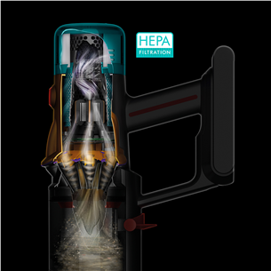 Dyson V12™ Origin, pilkas - Belaidis dulkių siurblys