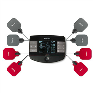 Beurer 4-in-1, šildymo funkcija, juodas – Elektroninis raumenų stimuliatorius TENS/EMS EM89
