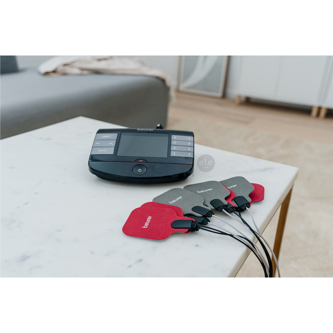 Beurer 4-in-1, šildymo funkcija, juodas – Elektroninis raumenų stimuliatorius TENS/EMS