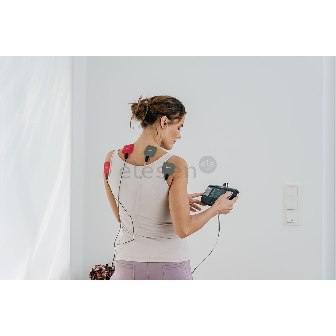 Beurer 4-in-1, šildymo funkcija, juodas – Elektroninis raumenų stimuliatorius TENS/EMS
