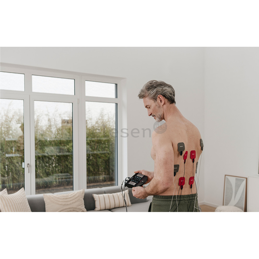 Beurer 4-in-1, šildymo funkcija, juodas – Elektroninis raumenų stimuliatorius TENS/EMS