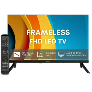eStar 22R2T2, 22'', LED, FullHD, juodas - Televizorius