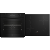 Beko, 72 L, juoda - Orkaitė + indukcinė kaitlentė