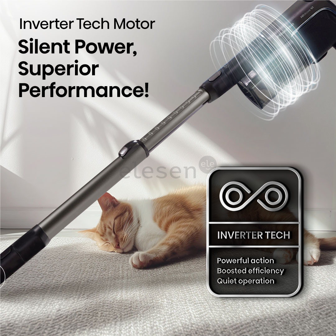 Hisense Hi Move VI, 330 W, pilkas - Belaidis dulkių siurblys