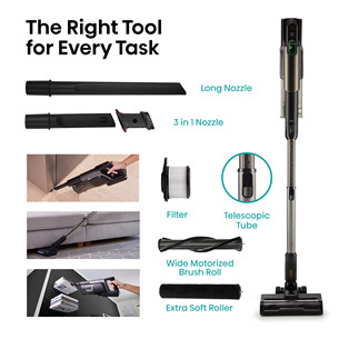 Hisense Hi Move VI, 330 W, pilkas - Belaidis dulkių siurblys