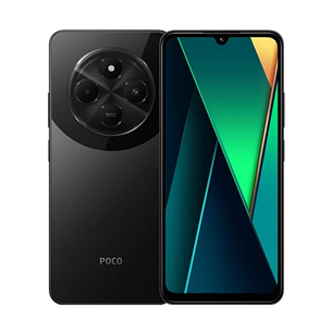 POCO C75, 6,88'', 6 GB, 128 GB, juodas – Išmanusis telefonas MZB0HSOEU