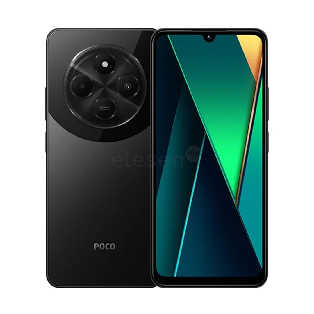 POCO C75, 6,88'', 6 GB, 128 GB, black - Smartphone, MZB0HSOEU