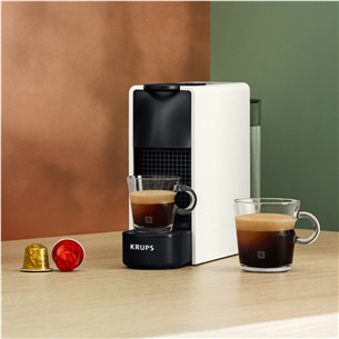 Krups Nespresso Essenza Mini, белый - Капсульная кофеварка + Aeroccino