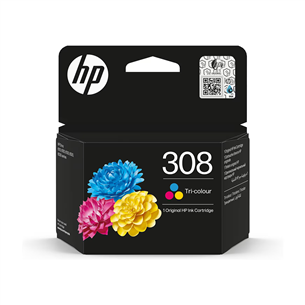 HP 308 Tri-color – Rašalo kasetė 7FP20UE#CE1