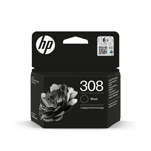 HP 308 juoda – Rašalo kasetė 7FP21UE#CE1