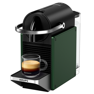Krups Nespresso Pixie Redesign, tamsiai žalias - Kapsulinis kavos aparatas XN306310