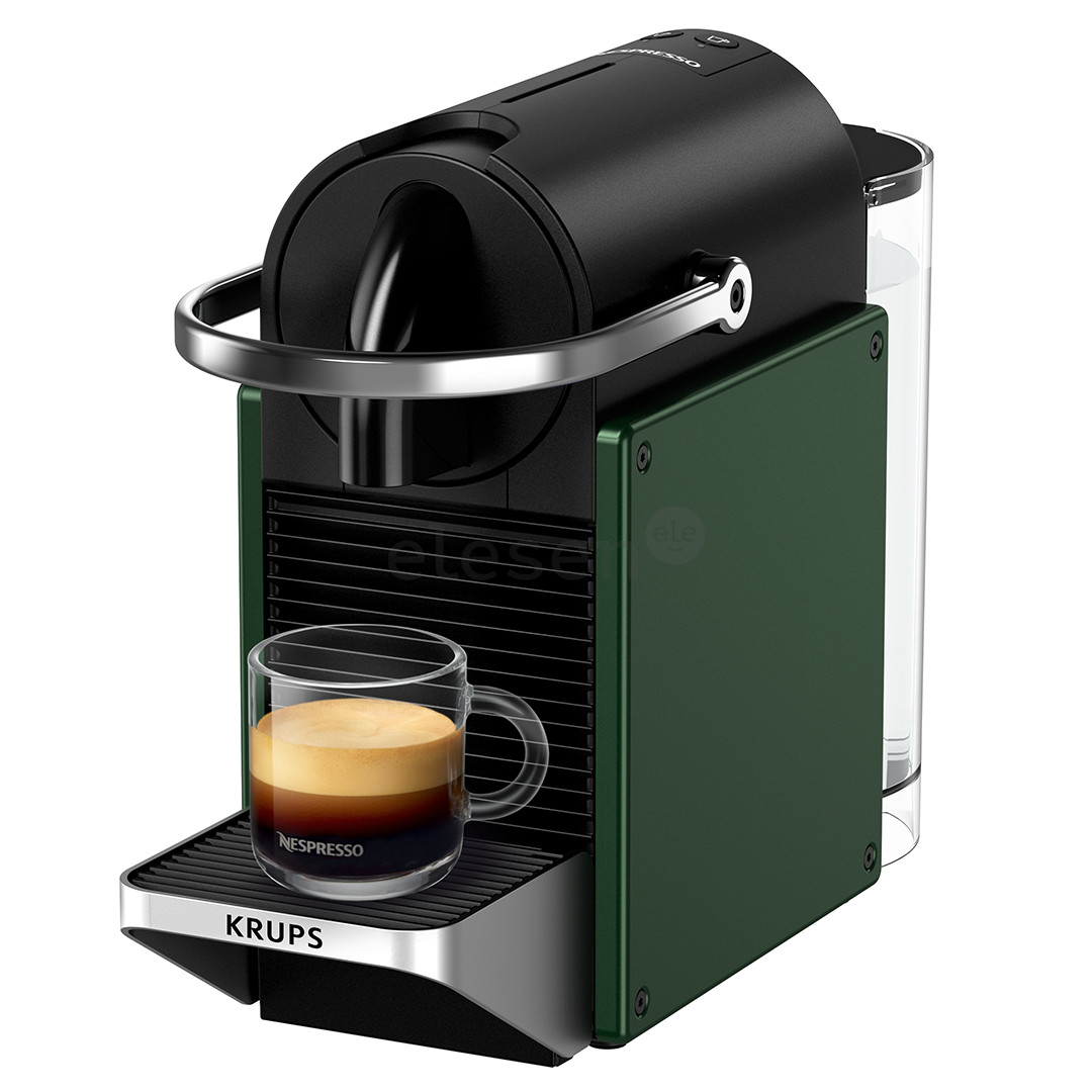 Krups Nespresso Pixie Redesign, tamsiai žalias - Kapsulinis kavos aparatas