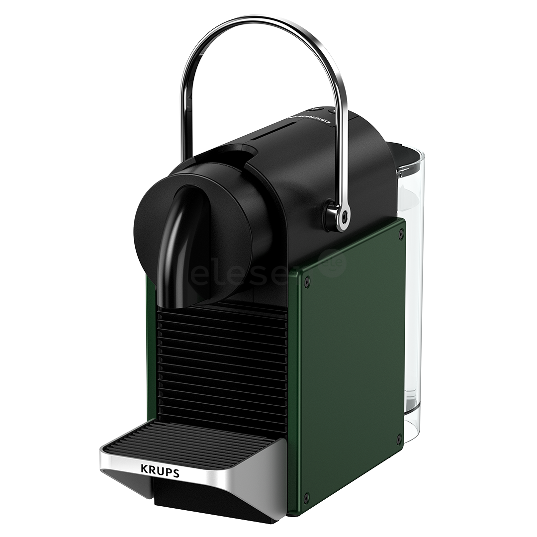 Krups Nespresso Pixie Redesign, tamsiai žalias - Kapsulinis kavos aparatas