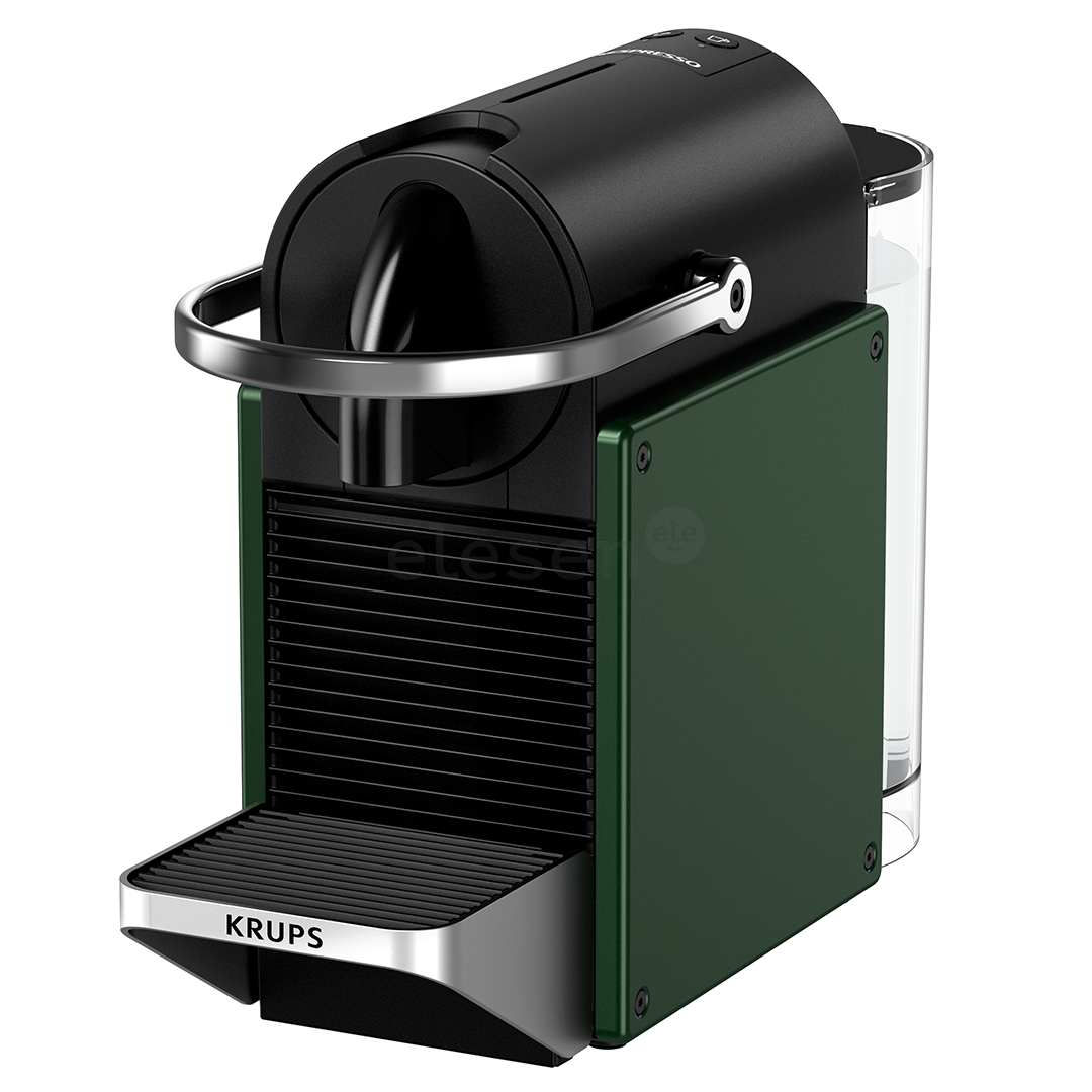 Krups Nespresso Pixie Redesign, tamsiai žalias - Kapsulinis kavos aparatas