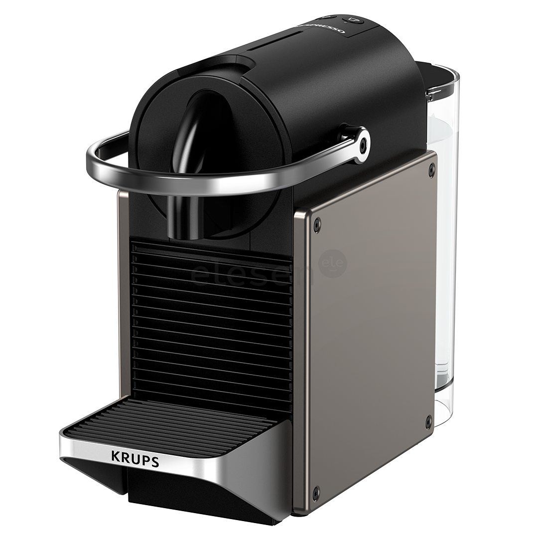 Krups Nespresso Pixie Redesign, титановый - Капсульная кофеварка