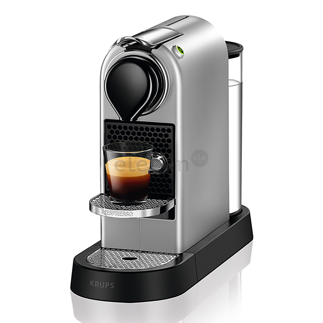 Krups Nespresso Citiz, серебристый - Капсульная кофеварка