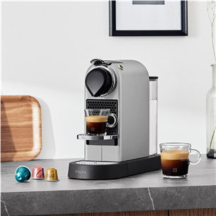 Krups Nespresso Citiz, серебристый - Капсульная кофеварка