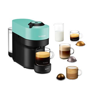 Krups Nespresso Vertuo Pop, žalsvas - Kapsulinis kavos aparatas