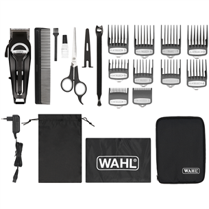 Wahl Elite Pro, laidinė/belaidė, juodas - Plaukų kirpimo mašinėlė
