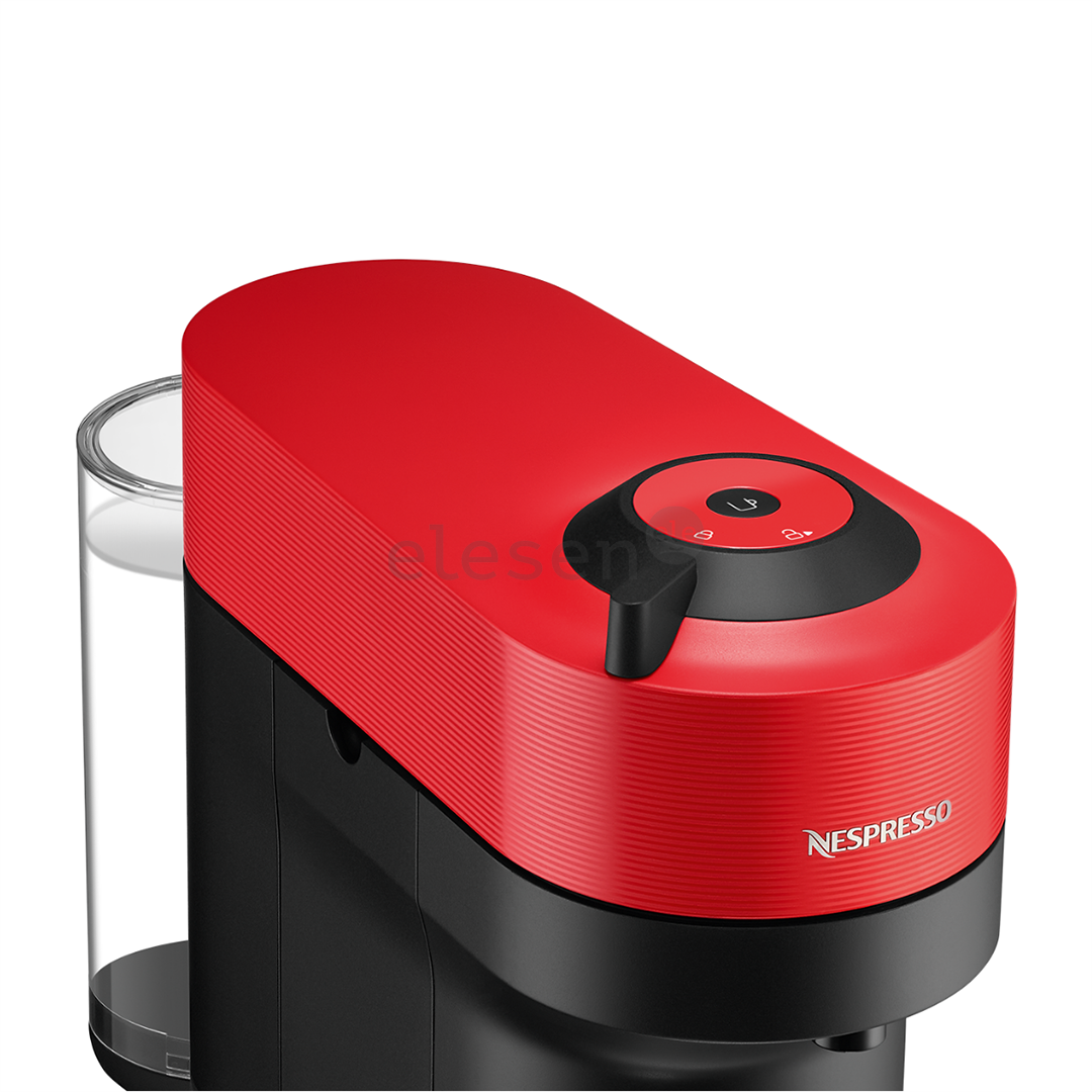 Krups Nespresso Vertuo Pop, raudonas  - Kapsulinis kavos aparatas